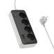 Сетевой удлинитель с USB портами 2500 W 3 метра  PD30W USB HOCO AC22 Desktop Socket