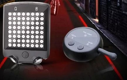 Велофонарь задний с поворотниками SUXIAO BG-A112 Велофара задняя
