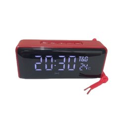 Бездротова Bluetooth колонка з годинником, радіо і термометром TG-174
