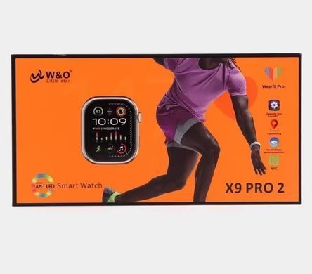 Смарт часы женские Smart Watch Amoled W&O X9 Pro2 44mm Gold
