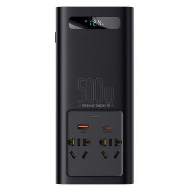 Автомобильный инвертор Baseus Super Si Power Inverter 500W 12V в 220V