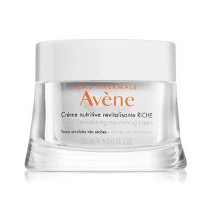 Ревіталізувальний поживний крем для обличчя Av&egrave;ne Les Essentiels з вітаміном Е та бамбуковою олією для сухої шкіри, 50 мл
