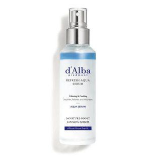 Мультифункціональна сироватка-бустер d'Alba Piedmont Refresh Aqua Serum з антиоксидантним комплексом та колагеном, 100 мл