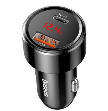 Автомобільний зарядний пристрій в прикурювач Baseus Magic Series 45W Black