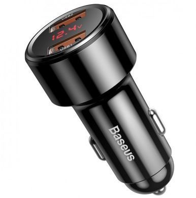 Автомобільний зарядний пристрій в прикурювач Baseus Magic Series 45W Black