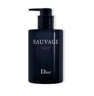 Элитный мужской гель для душа Dior Sauvage Le Gel Douche с увлажняющим эффектом и амбровым шлейфом, 250 мл