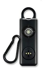 Брелок сирена персональна сигналізація з ліхтарем 130дБ заряджання USB