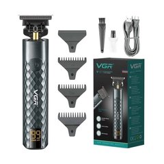 Тример для стрижки волосся окантувальна машинка VGR V-077 Professional USB Type-C