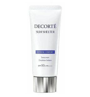 Мультизахисна сонцезахисна емульсія Decorte Sun Shelter Extreme Comfort SPF50+ з ефектом інтенсивного зволоження, 60 мл