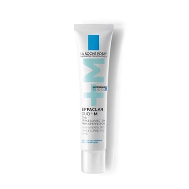 Гель-крем для обличчя з ніацинамідом La Roche-Posay Effaclar Duo+M для догляду за жирною шкірою, 40 мл
