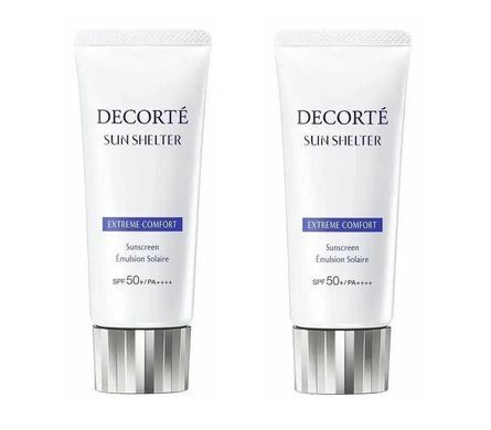 Мультизахисна сонцезахисна емульсія Decorte Sun Shelter Extreme Comfort SPF50+ з ефектом інтенсивного зволоження,