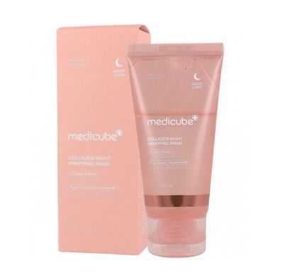 Гелева маска для обличчя Medicube Collagen Night Wrapping Mask з колагеном та церамідами, 75 мл