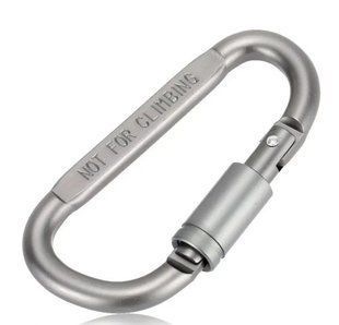 Алюминиевый карабин D-Ring 80 мм