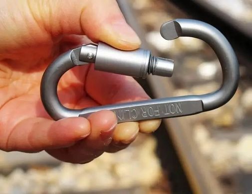Алюминиевый карабин D-Ring 80 мм