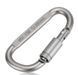 Алюминиевый карабин D-Ring 80 мм