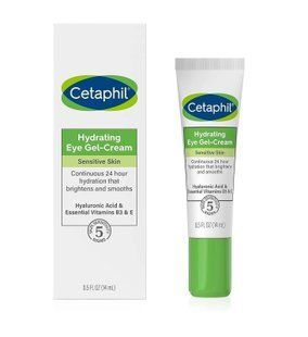 Зволожувальний крем-гель для делікатної зони навколо очей Cetaphil Hydrating Eye Gel-Cream з пептидами, 14 мл