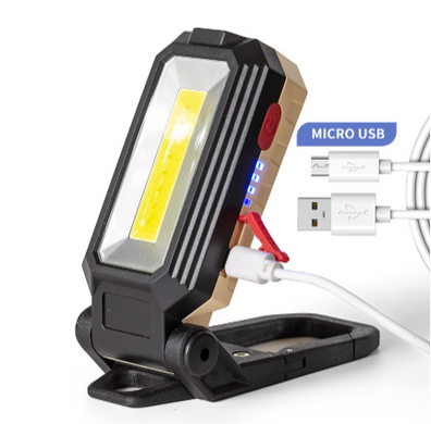 Ліхтар із червоним світлом та магнітом LED Chip COB SMD 5 режимів