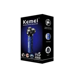 Акумуляторна електробритва Kemei Km-507 ipx5 для сухого та вологого гоління