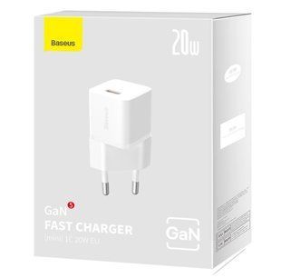 Зарядний пристрій USB-C Baseus GaN5 20W Fast Charger
