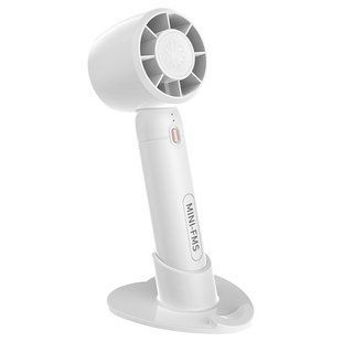 Вентилятор ручний 2в1 акумуляторний з підставкою для телефону A68 Portable Fan