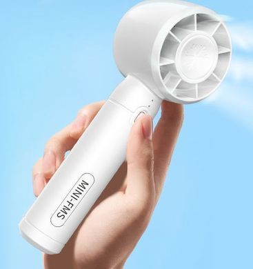 Вентилятор ручний 2в1 акумуляторний з підставкою для телефону A68 Portable Fan