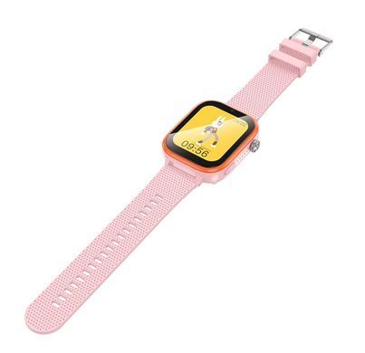 Умные детские Смарт часы Hoco Y101 Baby Smart Watch 4G GPS LBS Wi-Fi Pink