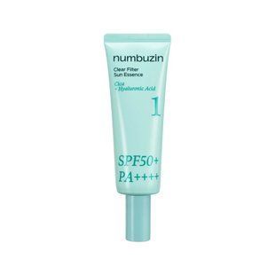 Сонцезахисний засіб для обличчя Numbuzin No.1 Clear Filter Sun Essence із заспокійливим комплексом, 50 мл