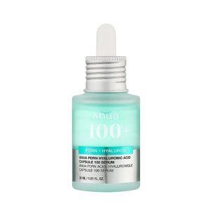 Антиоксидантная капсульная сыворотка с коллагеном Anua PDRN Hyaluronic Acid Capsule 100 Serum для смягчения и свежего тона лица, 30 мл