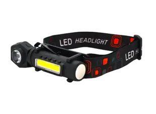Ліхтар налобний з магнітом 5SMD XPE COB Black