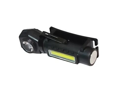 Фонарь налобный с магнитом 5SMD XPE COB Black