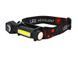 Фонарь налобный с магнитом 5SMD XPE COB Black