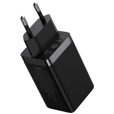 Адаптер Baseus GaN5 65W Fast Charger 2C+U Зарядний пристрій з кабелем
