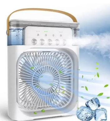 Портативний вентилятор охолоджувач із функцією зволоження повітря Frost Air Cooling