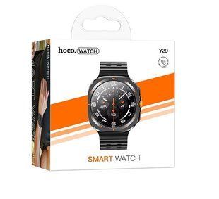 Смарт годинник Smart watch Hoco Y29 з підтримкою дзвінків Black